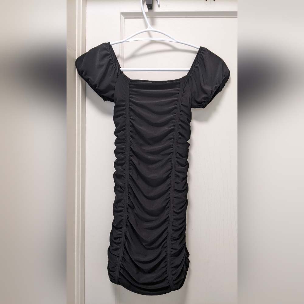 Cheryl Kids Amelia Ruched Body & Cap Sleeve Party Dress